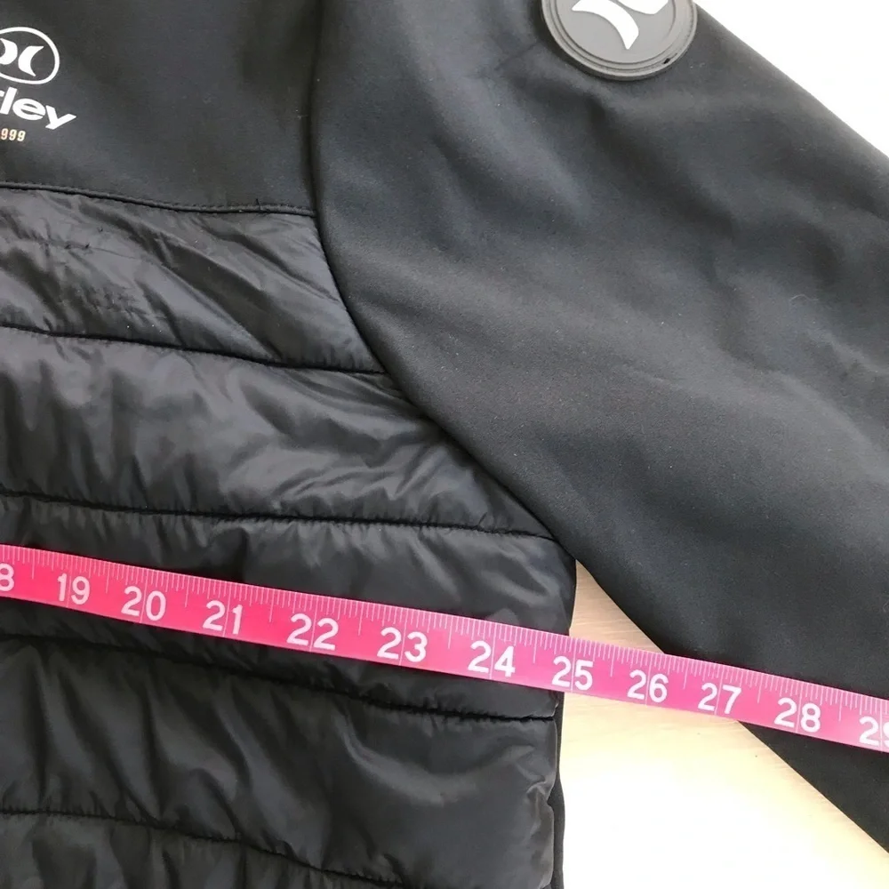 NWT Hurley Men's Wind Proof 3 Layer Fabric Technology Jacket, Black sz XL